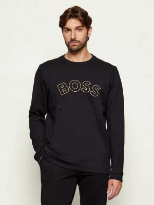 BOSS GREEN Bluza Salbo Iconic | Regular Fit czarny