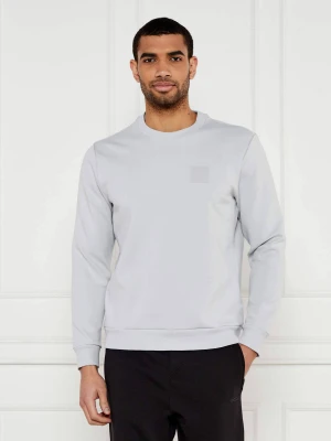 BOSS GREEN Bluza Salbo | Regular Fit szary