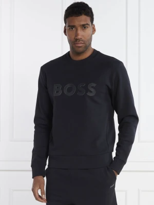 BOSS GREEN Bluza Salbo | Regular Fit granatowy