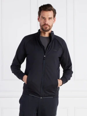 BOSS GREEN Bluza Sicon Active | Regular Fit | stretch granatowy