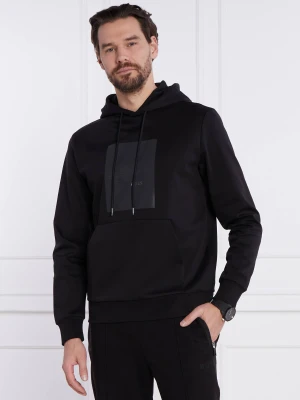 BOSS GREEN Bluza Soody Mirror | Regular Fit czarny