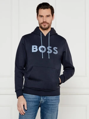 BOSS GREEN Bluza Soody | Regular Fit granatowy