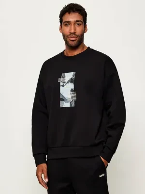 BOSS GREEN Bluza Stenson Zone | Oversize fit | stretch