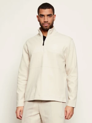 BOSS GREEN Bluza SW_Join QZ | Regular Fit beżowy