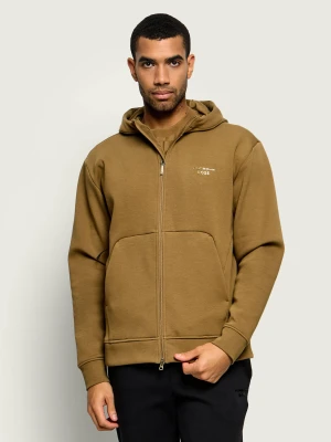 BOSS GREEN Bluza SW_PS Icons70 FZ HD | Boss x Porsche | Relaxed fit brązowy