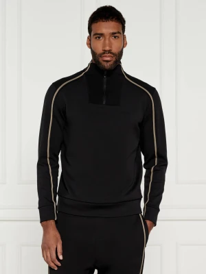 BOSS GREEN Bluza Sweat 1 | Regular Fit czarny