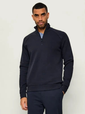 BOSS GREEN Bluza Sweat | Regular Fit granatowy