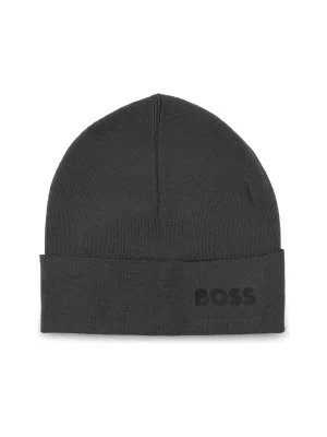 BOSS GREEN Czapka Aride_Beanie | z dodatkiem wełny