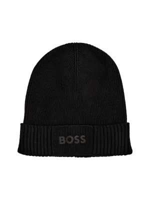 BOSS GREEN Czapka Asic Beanie X | z dodatkiem wełny