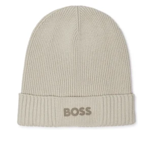BOSS GREEN Czapka Asic_Beanie-X | z dodatkiem wełny