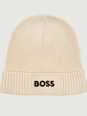 BOSS GREEN Czapka Asic_Beanie-X | z dodatkiem wełny