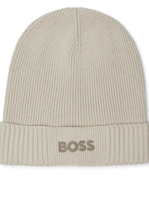 BOSS GREEN Czapka Asic_Beanie-X | z dodatkiem wełny