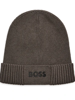 BOSS GREEN Czapka Asic_Beanie-X | z dodatkiem wełny