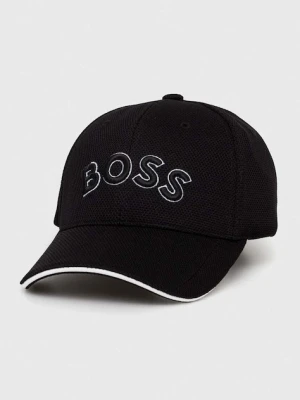 BOSS Green czapka z daszkiem czarny