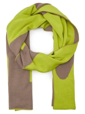 BOSS GREEN Dwustronny szal Acro_Scarf-X | z dodatkiem wełny