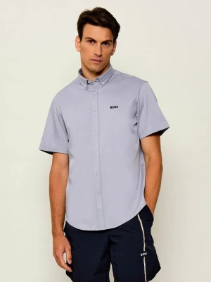 BOSS GREEN Koszula ST_Motion S | Regular Fit | stretch szary