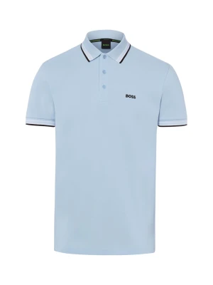 BOSS Green koszulka polo - Paddy Mężczyźni Bawełna niebieski