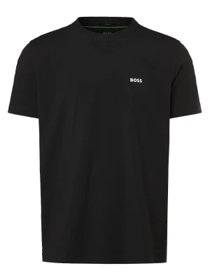 BOSS Green Koszulka - Tee Mężczyźni Bawełna niebieski