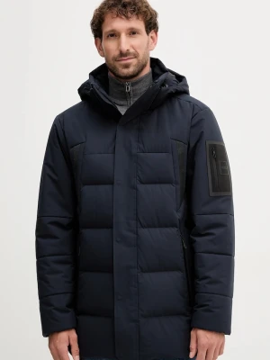 BOSS Green kurtka zimowa męska OW_Block-X Parka granatowy