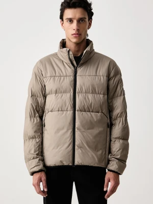 BOSS Green kurtka przejściowa męska OW_Urbanex Puffer beżowy
