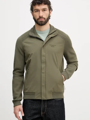 BOSS Green kurtka przejściowa męska z dodatkiem jedwabiu BOSS X PORSCHE