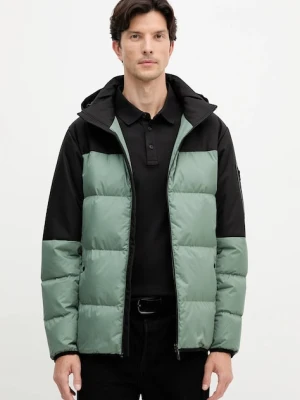 BOSS Green kurtka puchowa kolor zielony zimowa 50548693