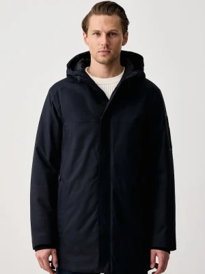 BOSS Green kurtka zimowa męska OW_Hexatech Parka granatowy