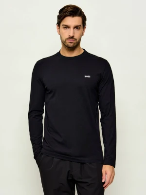 BOSS GREEN Longsleeve Tee Long | Regular Fit | stretch czarny