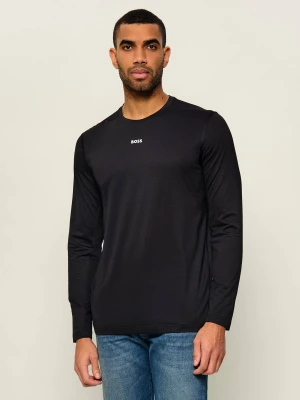 BOSS GREEN Longsleeve TS_Active | Slim Fit czarny