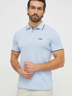 BOSS Green polo bawełniane Paddy