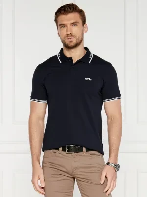 BOSS GREEN Polo Curved | Slim Fit | stretch