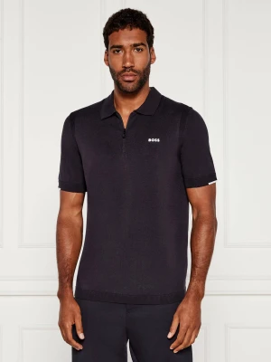 BOSS GREEN Polo K_Ever-X PS | Regular Fit granatowy