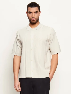 BOSS GREEN Polo KN_BB BC Lux PS | Relaxed fit beżowy