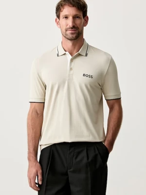 BOSS Green polo męskie Paddy Pro beżowy