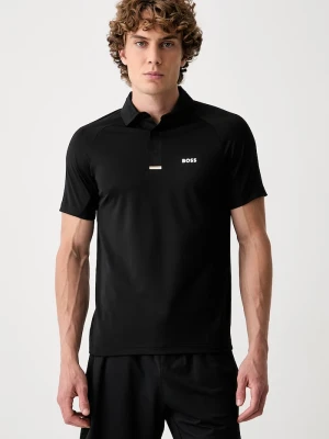 BOSS Green polo męskie PL_GOC Paddytech czarny