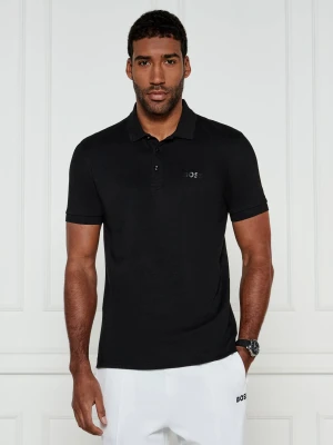 BOSS GREEN Polo Paddy Mirror | Regular Fit | stretch czarny
