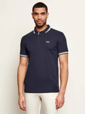 BOSS GREEN Polo Paddy | Regular Fit granatowy