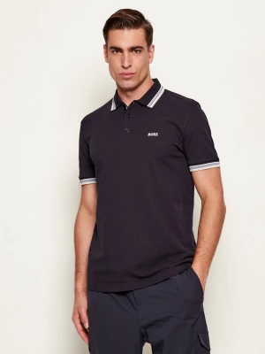 BOSS GREEN Polo Paddy | Regular Fit granatowy