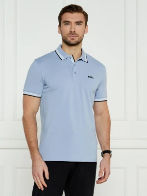 BOSS GREEN Polo Paddy | Regular Fit błękitny