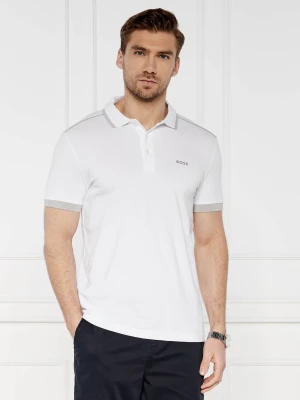 BOSS GREEN Polo Paddy | Regular Fit biały