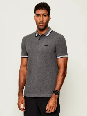 BOSS GREEN Polo Paddy | Regular Fit | pique szary