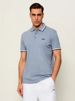 BOSS GREEN Polo Paddy | Regular Fit | pique szary