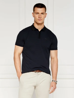BOSS GREEN Polo Paddy | Regular Fit | stretch granatowy