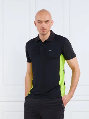 BOSS GREEN Polo Paddytech | stretch | Regular Fit czarny