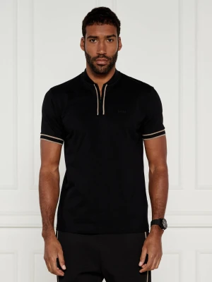 BOSS GREEN Polo Pariq | Regular Fit czarny