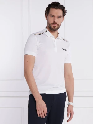 BOSS GREEN Polo Patteo MB 13 | Slim Fit biały