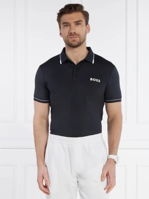 BOSS GREEN Polo Paul Pro | Slim Fit grafitowy