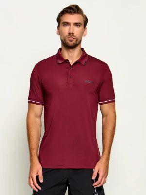 BOSS GREEN Polo Paul Pro | Slim Fit bordowy