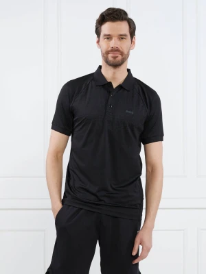 BOSS GREEN Polo Pauletech | Regular Fit czarny