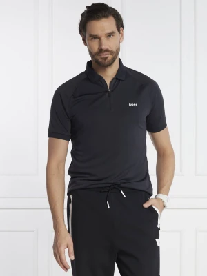 BOSS GREEN Polo Philicular | Slim Fit | stretch granatowy